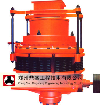 河卵石制砂機，鼎盛液壓圓錐破，液壓破碎機，高效破碎機，圓錐破產品圖片