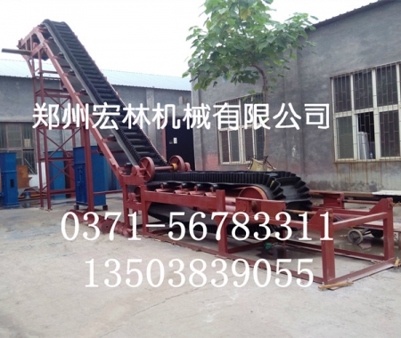 大傾角擋邊帶式輸送機產品圖片