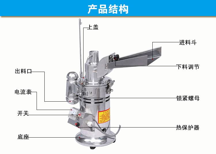 玉林中藥粉碎機報價，玉林中藥粉碎機多少錢一產品圖片