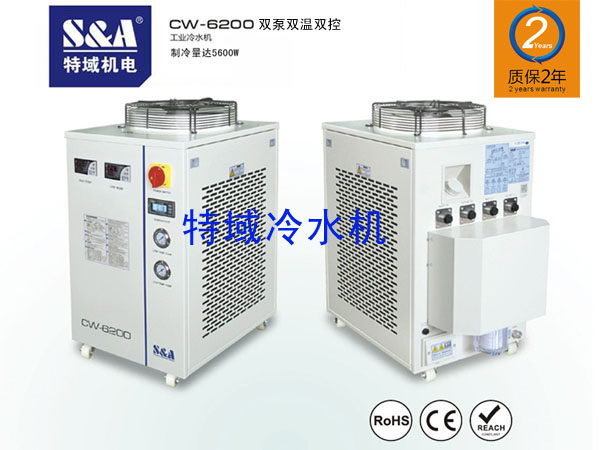  導光板推薦激光裁床推薦S&A冷水機，多項報警保護