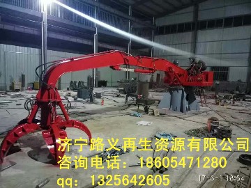 批發抓鋼機輪式液壓抓木器