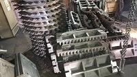 球磨機襯板，破碎機錘頭，打散機襯板，耐熱鋼，高錳鋼，高鉻合金產品圖片