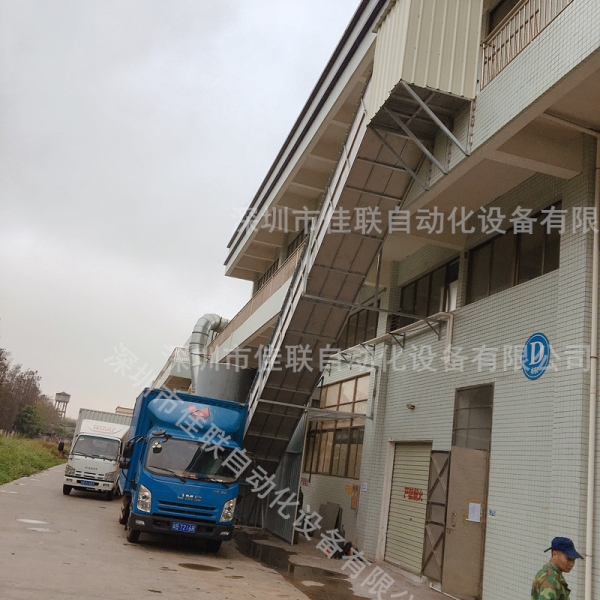 倉(cāng)庫(kù)出貨滑梯室外物流貨物滑梯自動(dòng)化傳輸帶