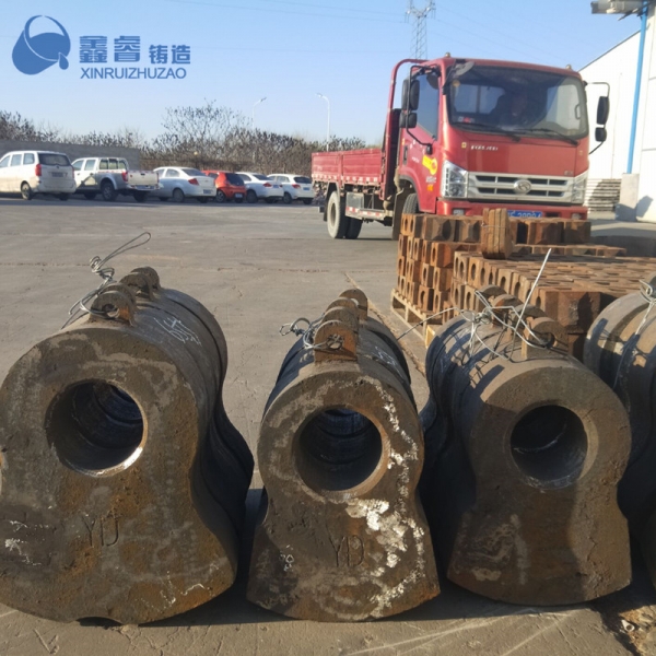 礦山破碎錘頭破碎機錘頭雙金屬錘頭碎石錘頭高洛錘頭磚機
