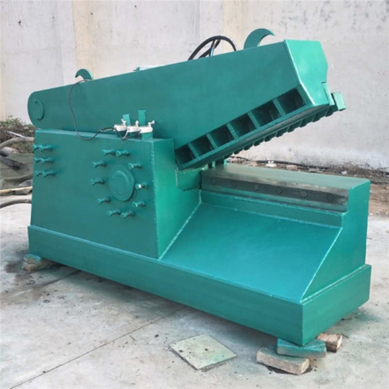 臥式廢舊槽鋼鱷魚剪電動鋼筋剪切機(jī)