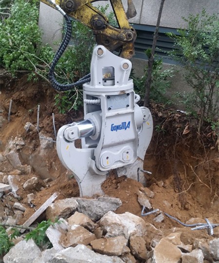 1.7噸挖掘機用液壓剪拆墻房梁樓道拆