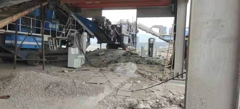 出租美斯達移動式破碎站, 石灰石破碎機, 石料生產線, 產量達30噸/時
