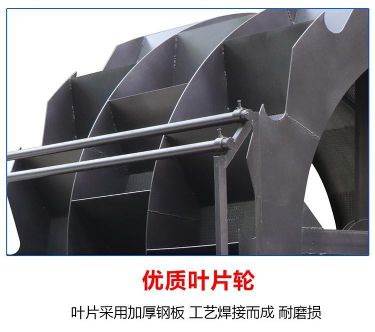 昆明細沙洗砂機 輪式洗砂機 節能輪式洗砂 堅峰機械