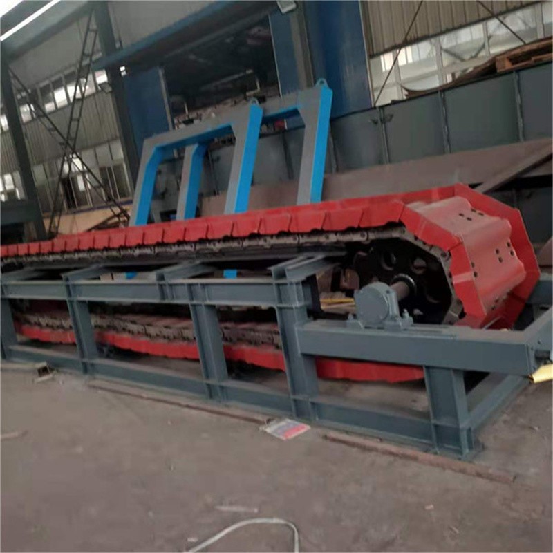 石頭電動(dòng)喂料機(jī)采石場(chǎng)的鱗板機(jī)-廢鋼鱗板輸送機(jī)廠家