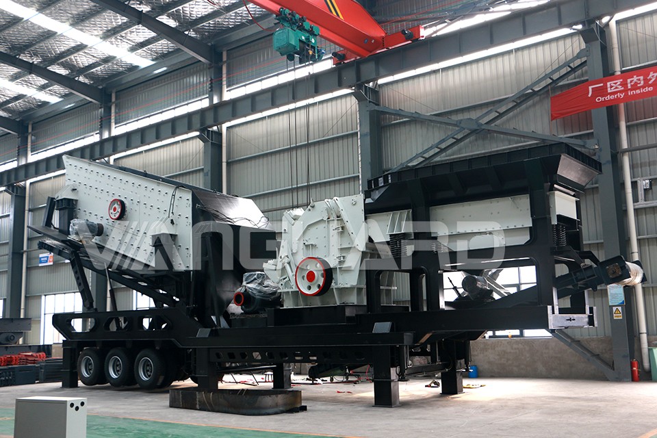 輪胎式移動破碎站