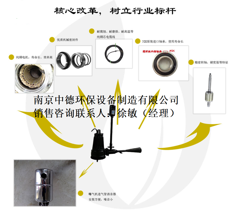 JA35-100潛水射流曝氣機外形結構特性曲線；射流式曝氣機銷售