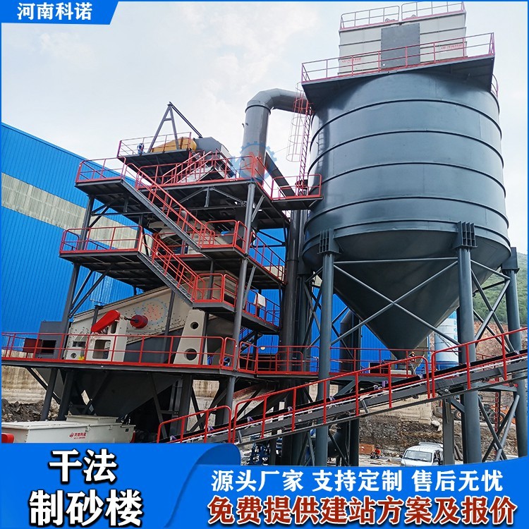 一體樓式機制砂生產線 大型建工砂石加工生產線建站方案產品圖片