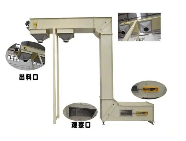 河南廠家生產(chǎn)翻轉(zhuǎn)式調(diào)速上料機(jī)化工原料 Z型斗式輸送機(jī)