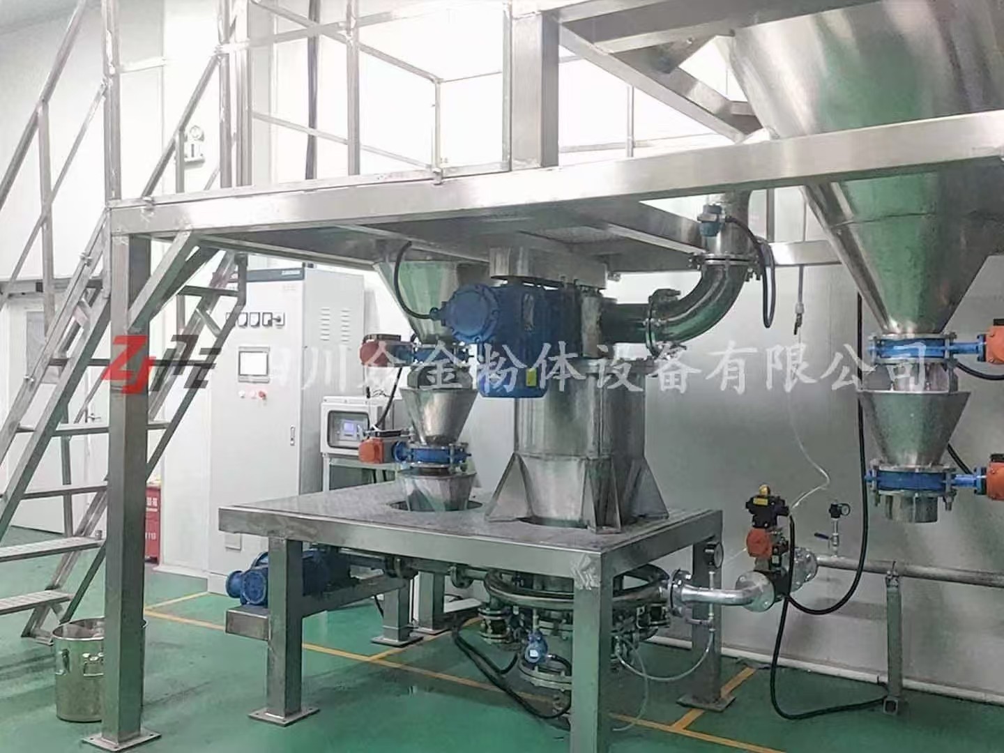 磷酸鐵鋰碳酸鋰專用氣流粉碎機分級機產品圖片