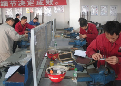 職工技能比賽現(xiàn)場