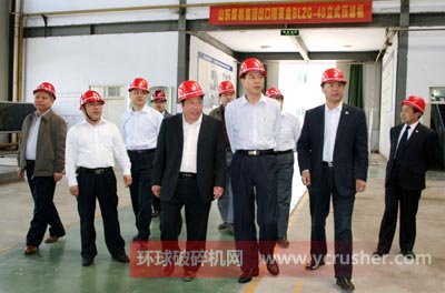 山東省煤炭工業局局長喬乃琛到山東煤機集團檢查指導工作