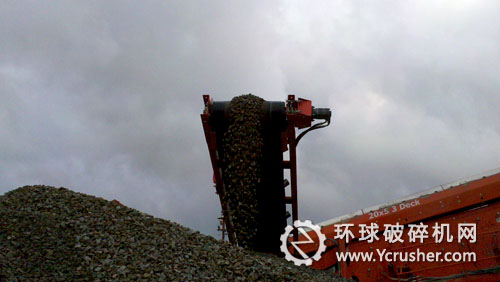特雷克斯南方路機(jī)提供的骨料生產(chǎn)線破碎出來(lái)的骨料