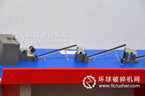 中博重工顎式破碎機、反擊式破碎機和振動篩模型