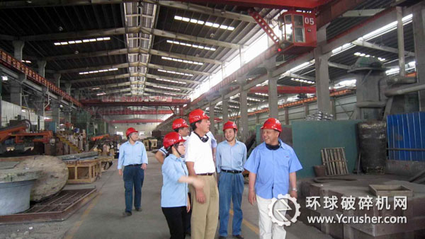 美卓礦機技術服務業務線總裁Jo&atilde;o Ney P.Colagrossi Filho先生一行考察巨鑫機械廠房