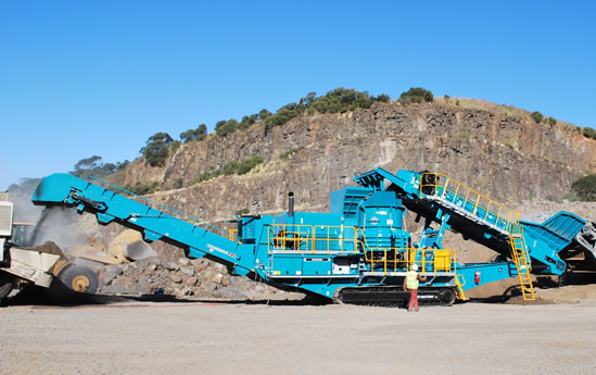POWERSCREEN移動式圓錐破碎機