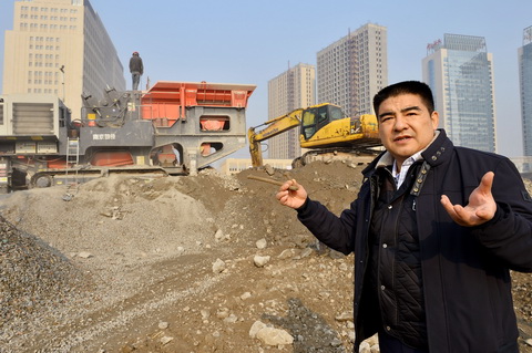 建筑垃圾移動破碎站實現廢棄建筑垃圾資源再利用