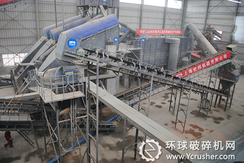 天水華建工程新材料有限公司新建的機制砂生產(chǎn)線