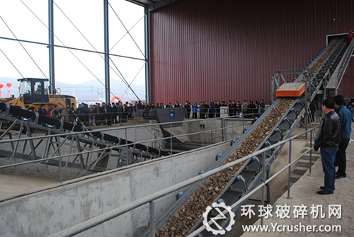 天水華建工程新材料有限公司新建的機制砂生產(chǎn)線