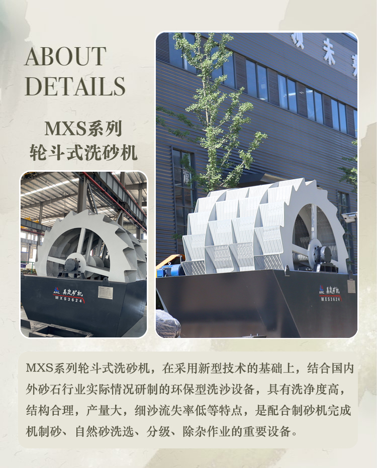 輪斗式洗砂機